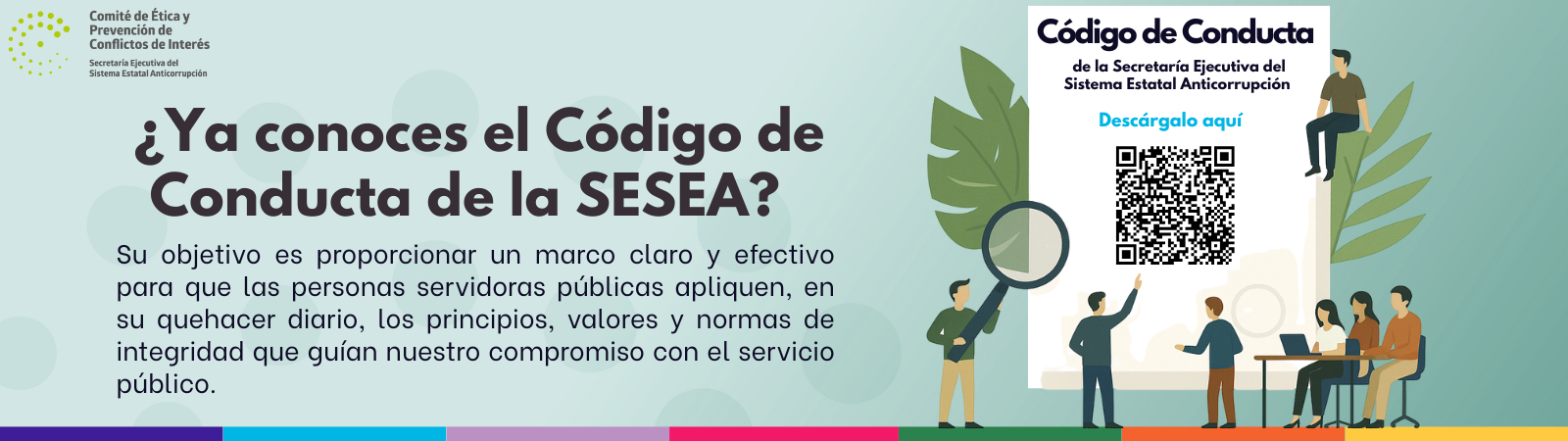 Difusión del Código de Conducta en la página
